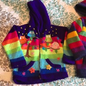 Little girls wool jackets
